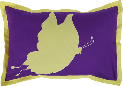 Hugs N Rugs Cotton Cushions & Pillows Cover(59 cm*41 cm, Purple)