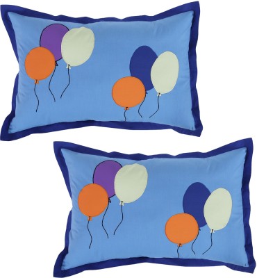 Hugs N Rugs Cotton Pillows Cover(Pack of 2, 40 cm*60 cm, Multicolor)