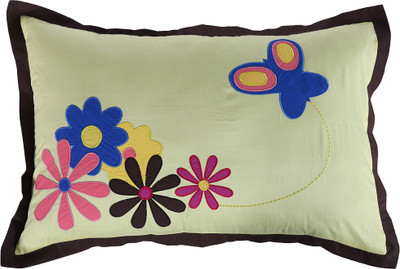 Hugs N Rugs Cotton Cushions & Pillows Cover(59 cm*41 cm, Yellow)