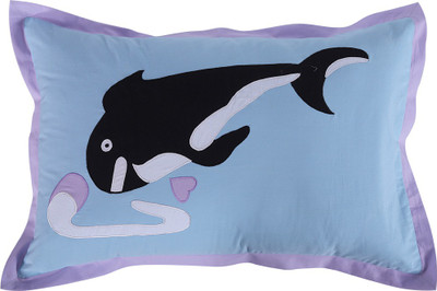 Hugs N Rugs Cotton Cushions & Pillows Cover(59 cm*41 cm, Light Blue)