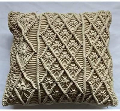 Aaditya Exports Cotton Cushions & Pillows Cover(40.64 cm*40.64 cm, Gold)