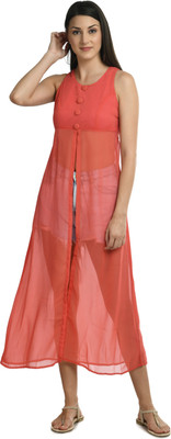 Shiva Trends Casual Solid Women Pink Top