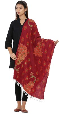 JABAMA Cotton Blend Printed Women Dupatta