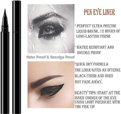 NADJA PROFESSIONAL JET BLACK MATTE SKETCH WATER PROOF & LONG WEAR EYE LINER 2.5 g(BLACK)
