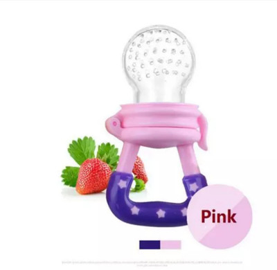 naughty baby fruit and food nibbler Teether and Feeder(Pink)