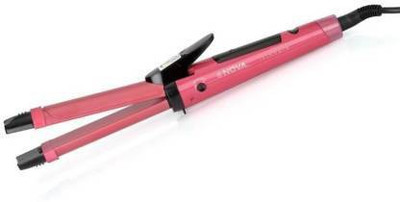 Nova 2 in 1 NHC 990/01 Hair Straightener(Red)