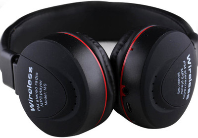 G2L MS-771 Over-the head Foldable Wireless Bluetooth Headphone Bluetooth Headset . Bluetooth & Wired(Black, On the Ear)