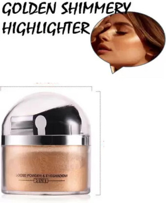 tanvi27 Highlighter Powder Makeup Iluminador Face Glow Highlight Brighten Shimmer Make For Professional Look  Highlighter(GOLD)