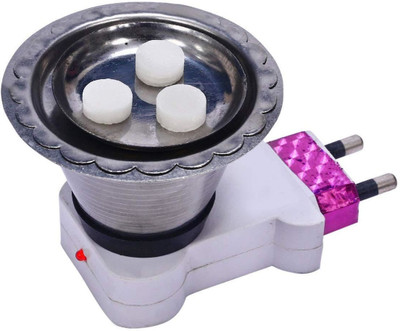 SEN Stainless Steel Incense Holder Electric Kapoor Dani Plastic Incense Holder Stainless Steel Incense Holder(Multicolor, Pack of 1)
