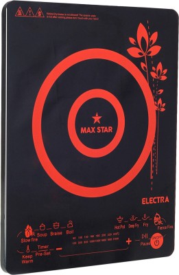 MAX STAR IC03 Induction Cooktop(Black, Red, Touch Panel)