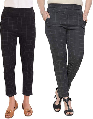 Cloud Star Black Jegging(Checkered)