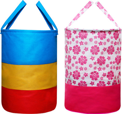 Fancy Walas 45 L Multicolor Laundry Bag(Non Woven)