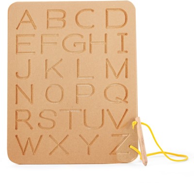 FUNTEEN English Capital ABC Tracing Board(Brown)