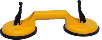 HBD SALES Premium Suction Cup Two head Glass Carrying Handle Lifter Puller Heavy Duty Work and Rotate the Large glass, marbal-granite stone, Tiles, floor gap fixer (Multi colour- 1 piece) Lever Tool(25 cm)