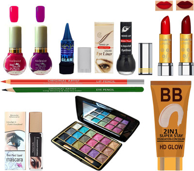 OUR Beauty Professional Makeup Kit of 11 Makeup Items Rc19(Pack of 11)