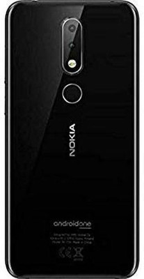 Docile Nokia 6.1 plus Back Panel(black)