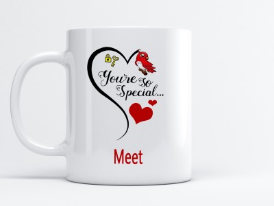 MM9E You Are So Special Meet Printed , I Love You Meet , Meet Name ,Valentine's day , Anniversary Gift , Happy Birthday Gift , Rakhi , Husband, Brother Ceramic Coffee Mug(325 ml)