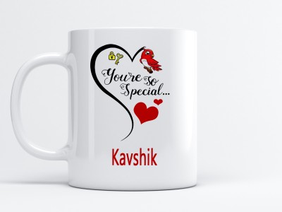 MM9E You Are So Special Kavshik Printed , I Love You Kavshik , Kavshik Name ,Valentine's day , Anniversary Gift , Happy Birthday Gift , Rakhi , Husband, Brother Ceramic Coffee Mug(325 ml)