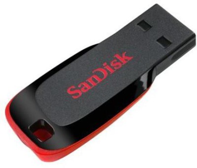 SanDisk Cruzer Blade SDCZ50-016G-135 16GB USB 2.0 Pen Drive 16 GB Pen Drive(Black)