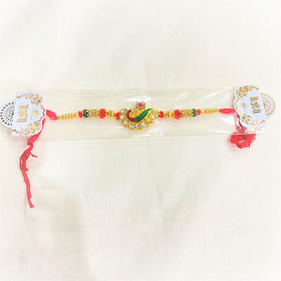 SBTs Designer hsbyucsdc-01 Mauli Thread, Assorted, Zardosi Rakhi  Set(Pack of 1)
