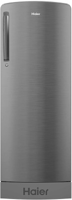 Haier 242 L Direct Cool Single Door 3 Star Refrigerator(Inox Steel, HRD-2423PIS-E)