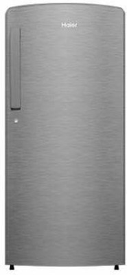 Haier 192 L Direct Cool Single Door 2 Star Refrigerator  (Brushline Silver, HRD-1922CBS-E)