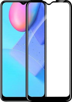 kentop Edge To Edge Tempered Glass for Realme C12 + RMX2189(Pack of 1)