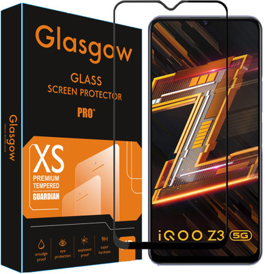 Glasgow Edge To Edge Tempered Glass for IQOO Z3, IQOO Z3 5G(Pack of 1)