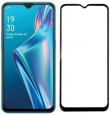 kentop Edge To Edge Tempered Glass for Realme C15 + RMX2180(Pack of 1)