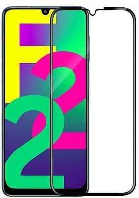 A-Allin1 Edge To Edge Tempered Glass for Samsung Galaxy F22(Pack of 1)