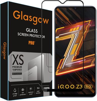 Glasgow Edge To Edge Tempered Glass for IQOO Z3, IQOO Z3 5G(Pack of 1)