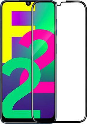 A-Allin1 Edge To Edge Tempered Glass for Samsung Galaxy F22(Pack of 1)