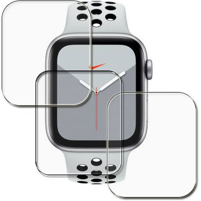 tombik Impossible Screen Guard for APPLE Watch Nike Series 5 Cellular 44 mm(Pack of 3)