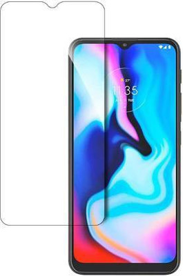 dIZOM Edge To Edge Tempered Glass for Moto E7 Power(Pack of 1)