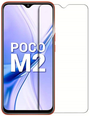 Bigil Tempered Glass Guard for Poco M2(Pack of 1)