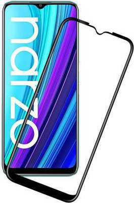 kentop Edge To Edge Tempered Glass for Realme Narzo 10 + RMX2040(Pack of 1)