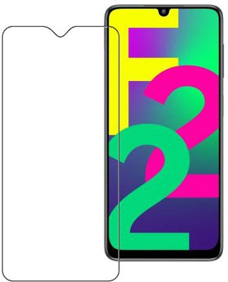 HOBBYTRONICS Tempered Glass Guard for Samsung Galaxy F22(Pack of 1)