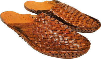 Kolhapuri Men Flats(Brown , 11)