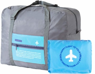 VibeX (Expandable) IX®-12-AQ-Polyester 32 L Waterproof Foldable 2 Piece Flight Bag Gym Duffel Bag