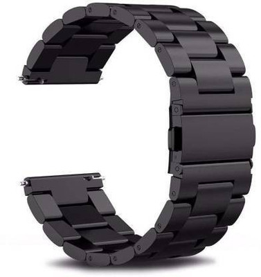 Asotai Ultra Luxury Stainless Steel Metal Chain Strap with Adjustable Magnetic Closure 22mm Band for Watch 46mm & S3 / Frontier Classic,, 360 & Any Smart Watch with 22mm Lugs Smart Watch Strap(Black)
