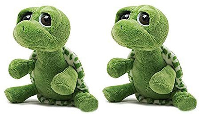 Tickles Tortoise Stuffed Soft Plush Toy For Kids  - 20 cm(Green)