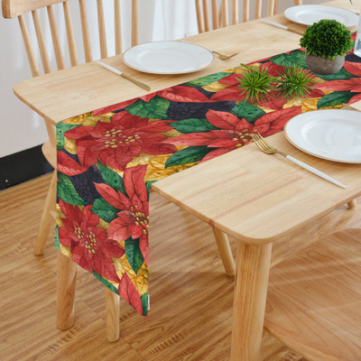 HOMADORN Multicolor 152.4 cm Table Runner(Polyester)