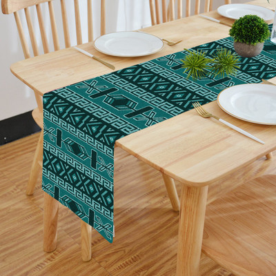 HOMADORN Multicolor 182.88 cm Table Runner(Polyester)