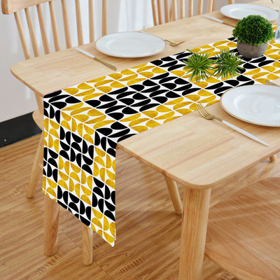 HOMADORN Multicolor 182.88 cm Table Runner(Polyester)