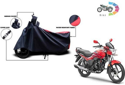APKI APNI DUKAN Waterproof Two Wheeler Cover for Hero(Passion Xpro, Red, Black)