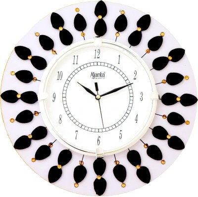 AJANTA Analog 30 cm X 30 cm Wall Clock(Black, White, With Glass, Standard)