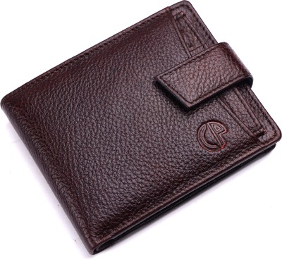 Clive Patten Men Trendy Brown Genuine Leather Wallet(5 Card Slots)