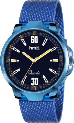 HMTI HM-2511 Blue All Blue Premium Mesh Strap With Water Resistant Analog Watch  - For Men