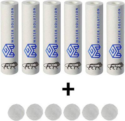 MG WATER SOLUTION 6 Pcs Of Pre-Filter spun Water Purifier Solid Filter Cartridge + antiscalant balls 6pcs combo Solid Filter Cartridge Solid Filter Cartridge(0.5, Pack of 12)