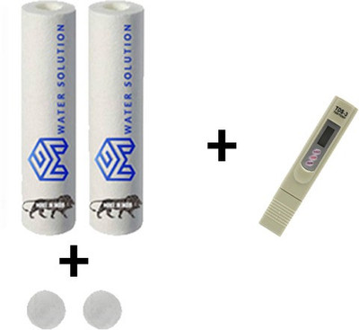 MG WATER SOLUTION Tds Meter Water Purity Tester + 2 Pcs Of Pre-Filter spun Water Purifier Solid Filter Cartridge + antiscalant balls 2 pcs combo Solid Filter Cartridge Solid Filter Cartridge(0.5, Pack of 5) MG WATER SOLUTION Tds Meter Water Purity Tester + 2 Pcs Of Pre-Filter spun Water Purifier Solid Filter Cartridge + antiscalant balls 2 pcs combo Solid Filter Cartridge Solid Filter Cartridge(0.5, Pack of 5)